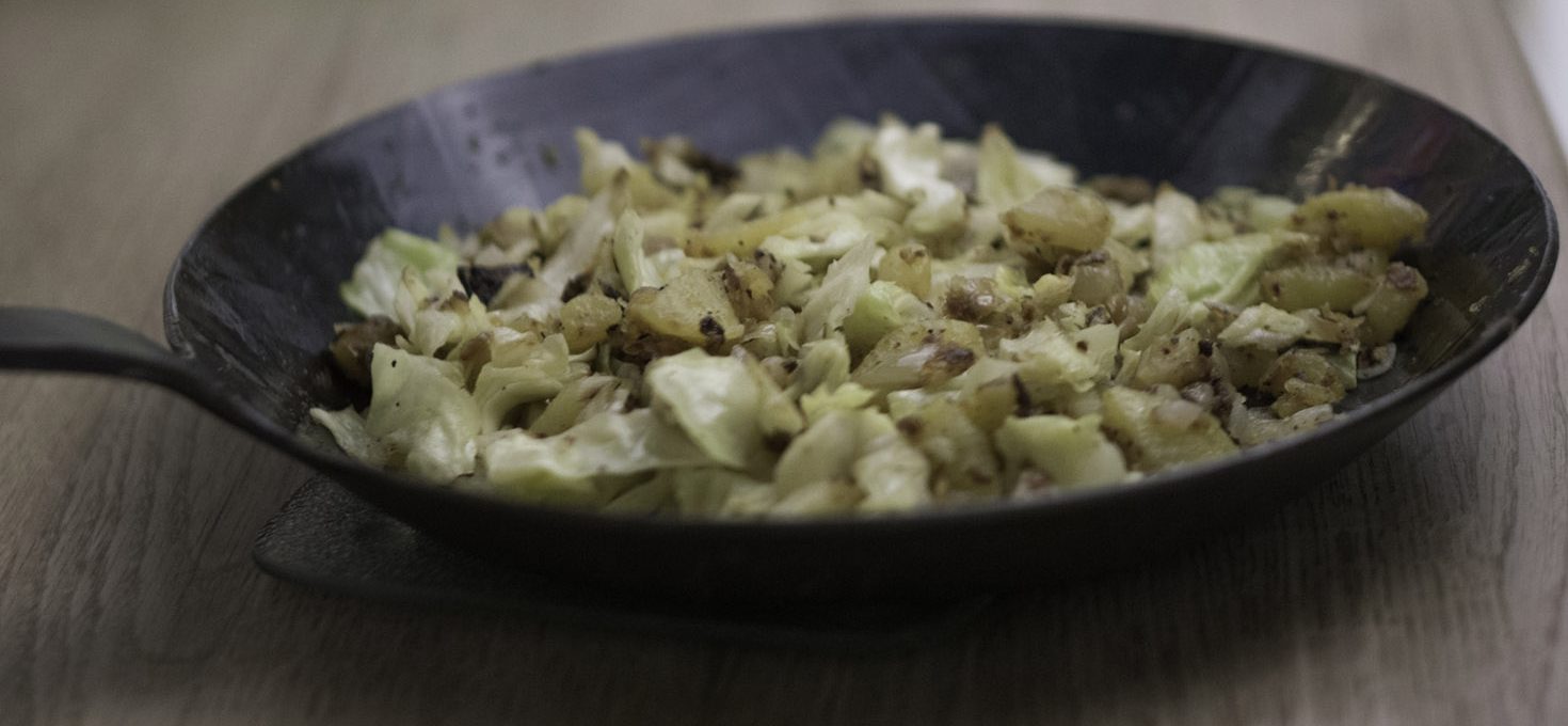 Kartoffel-Weißkohl-Gröstel