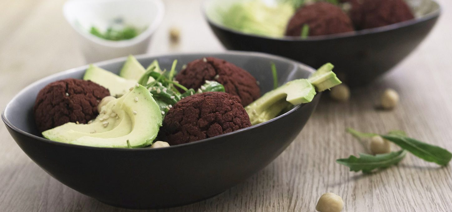 Rote-Beete-Falafel aus dem Ofen