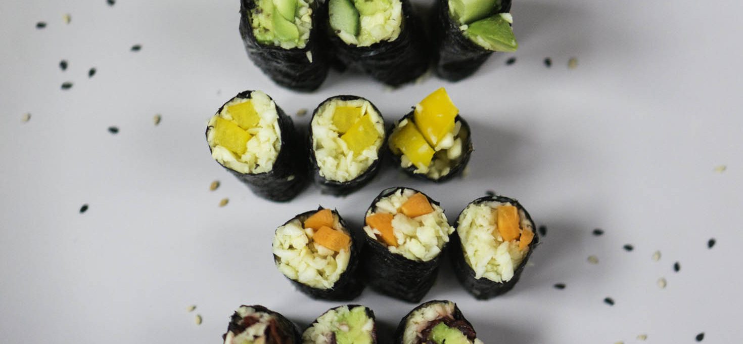 Pastinaken-Sushi